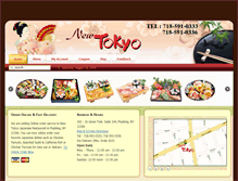 Tablet Screenshot of newtokyosushi.com